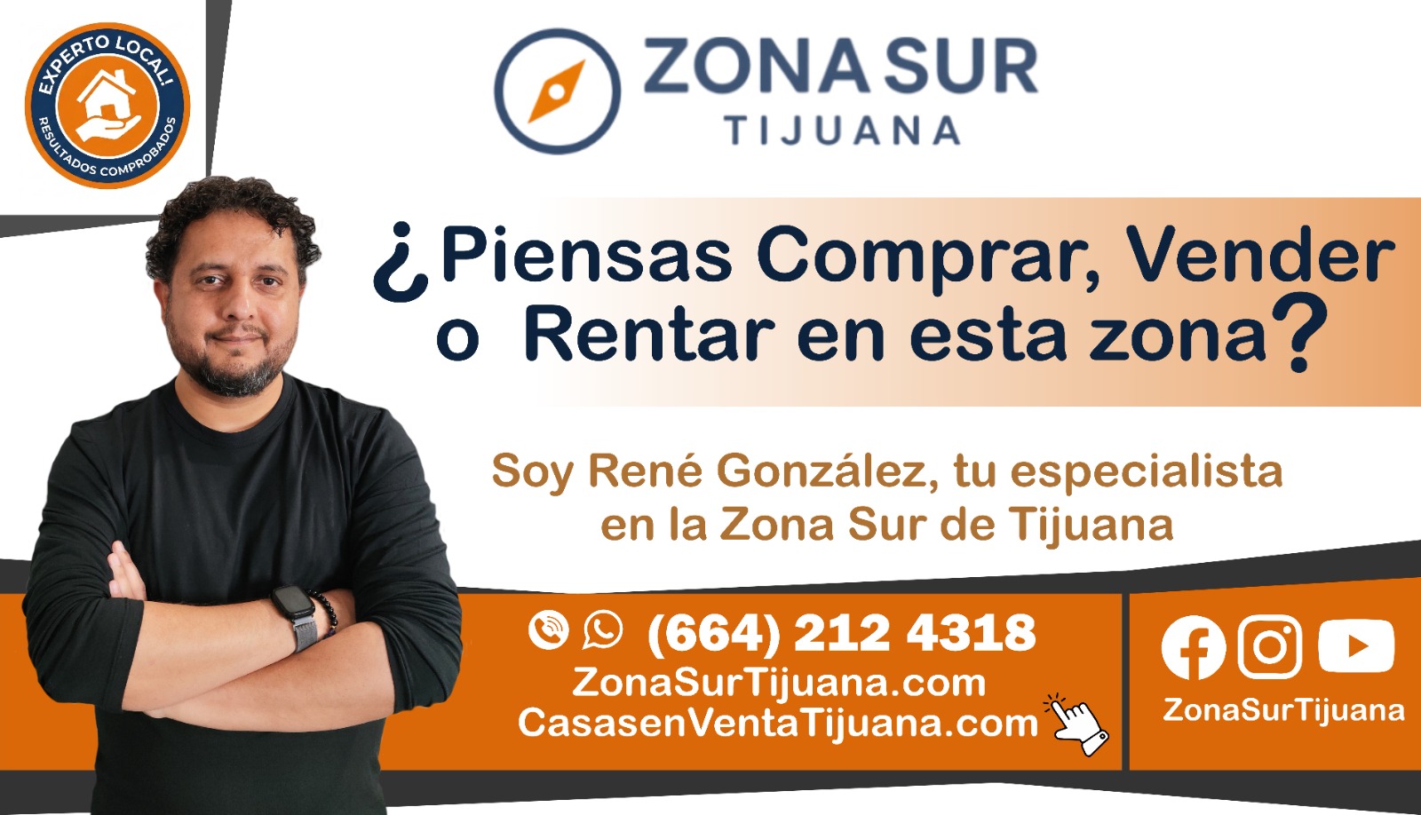 Espectacular de Zona Sur Tijuana en un crucero del sur de la ciudad