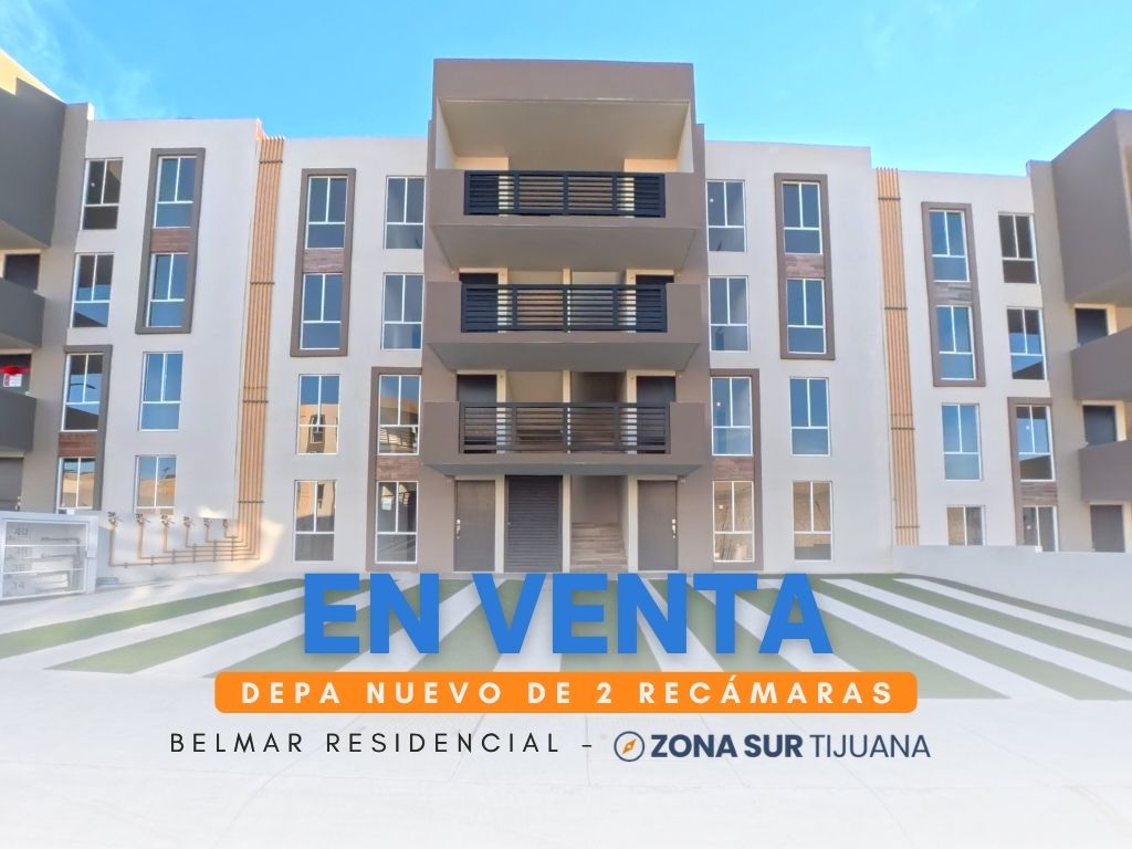 Fachada · Departamento en Belmar Residencial